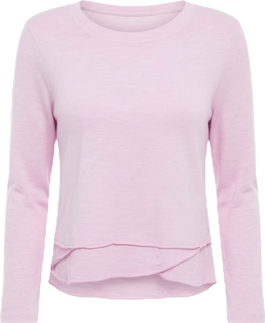 Women's Long Sleeve Mock Layer Tee
