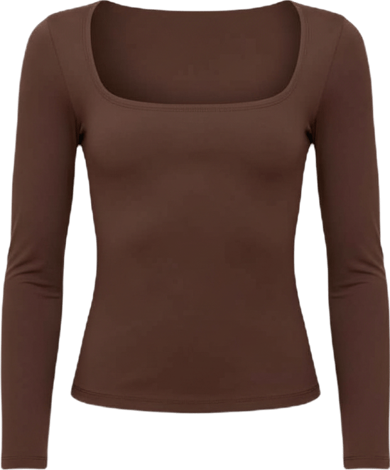 Women's Hayden Square Neck Long Sleeve Top