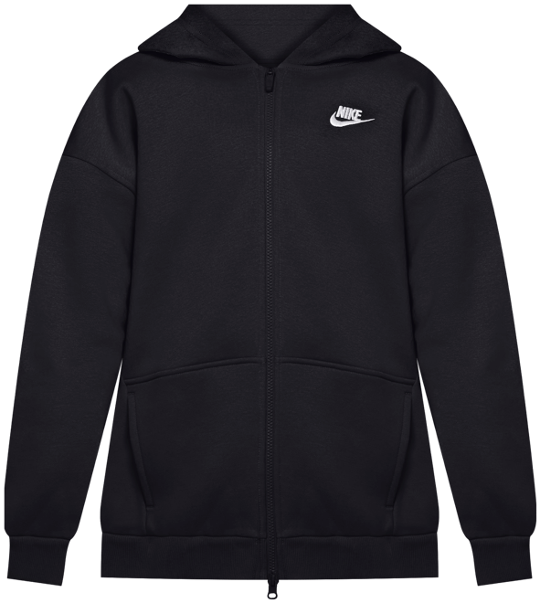 Nike Sportswear Club Fleece Older Kids' Oversized Full-Zip Hoodie