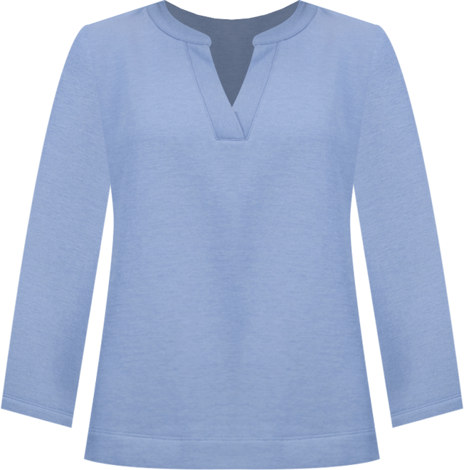 Petite Lux Soft Bracelet-Sleeve Fleece Top, Macy's Exclusive