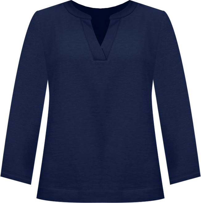 Petite Lux Soft Bracelet-Sleeve Fleece Top, Macy's Exclusive
