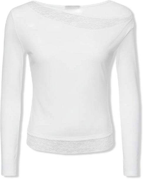 Women's Layered Lacey Off Shoulder Top