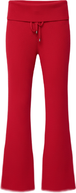 Women's Adannah Foldover Ribbed Knit Pants