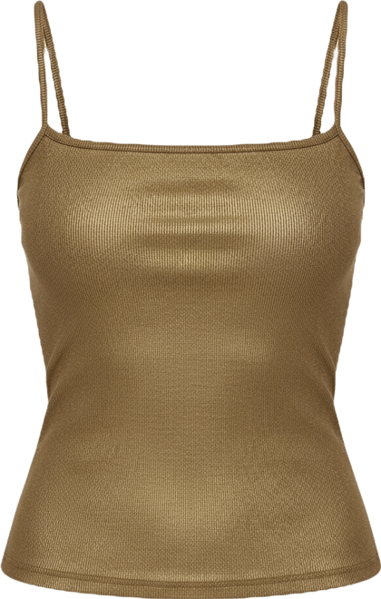 Women's Anaia Metallic Ribbed Tank Top