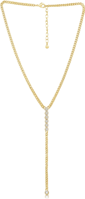 Cubic Zirconia Y Necklace