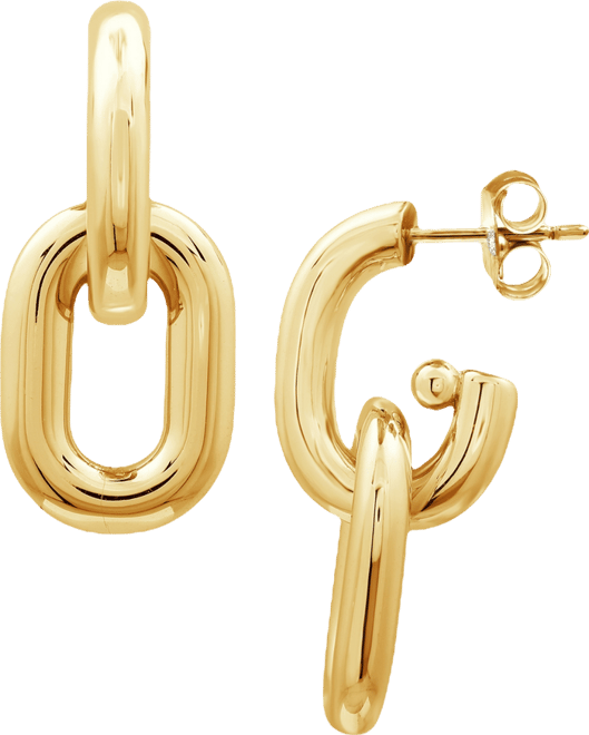 Link Drop Post Earring