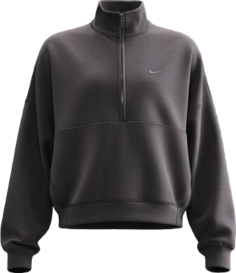 Nike 24.7 ImpossiblySoft Women's Dri-FIT Oversized 1/2-Zip Top