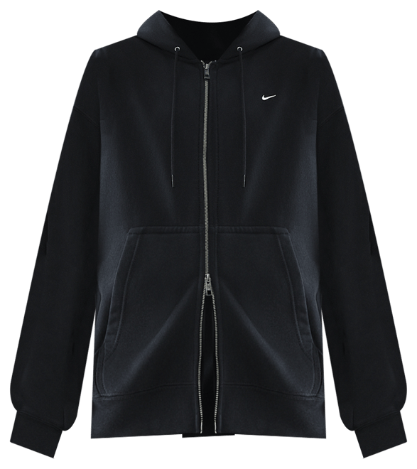 Nike Solo Swoosh Men's Full-Zip Fleece Hoodie