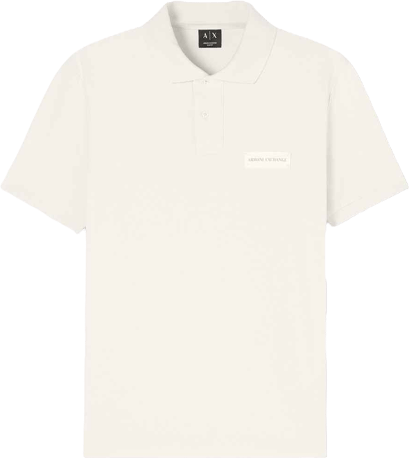 Men's White Edition Short Sleeve Pique Polo Shirt