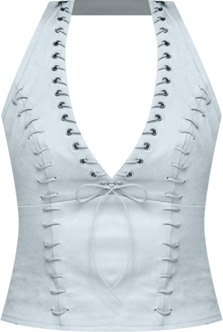 Women's Sloane Faux Suede Halter Top