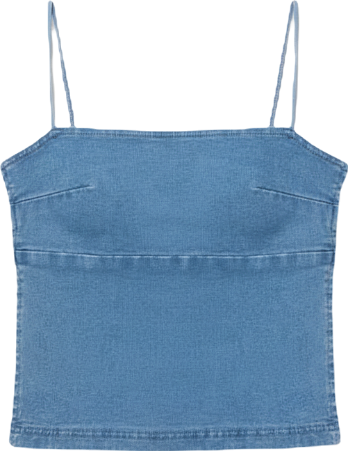 Women's Conley Backless Denim Top