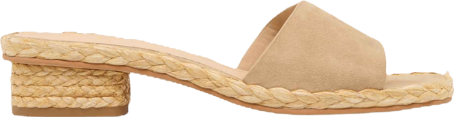 Women's Dixi Slide-Low Raffia Heel Dress Sandals