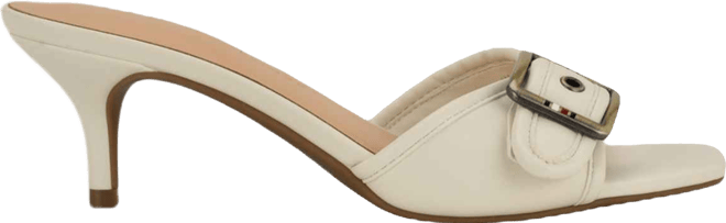 Women's Camhila Buckle Strap Kitten Heel Sandals