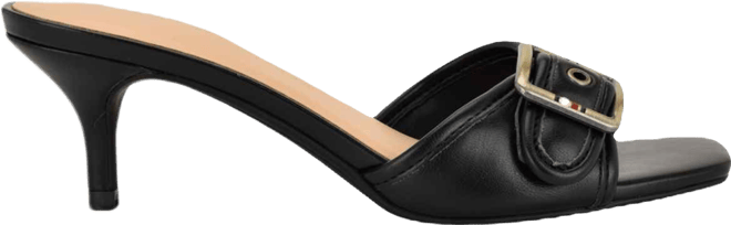 Women's Camhila Buckle Strap Kitten Heel Sandals