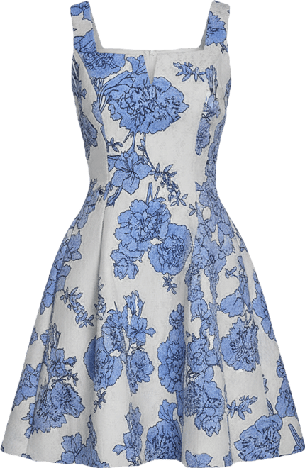 vince camuto floral jacquard fit & flare dress Floral Jacquard Fit & Flare Dress (Women)