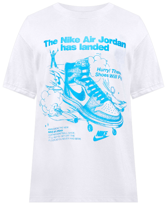 Jordan T-shirt à motif oversize pour femme