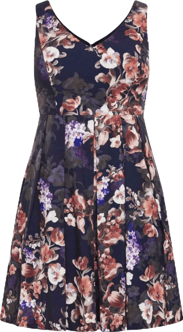 Women's Hydrangea Print Dress