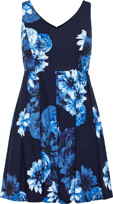Women's Hydrangea Print Dress
