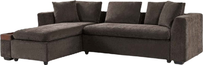 93.7" L-Shaped Sectional Sofa with Storage