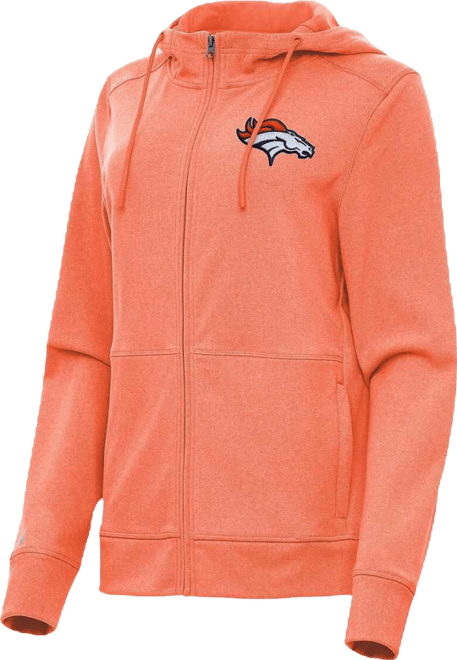 Women's Heather Orange Denver Broncos Seeker Full-Zip Hoodie Jacket