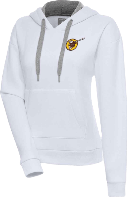 Women's White San Diego Padres Cooperstown Victory Pullover Hoodie