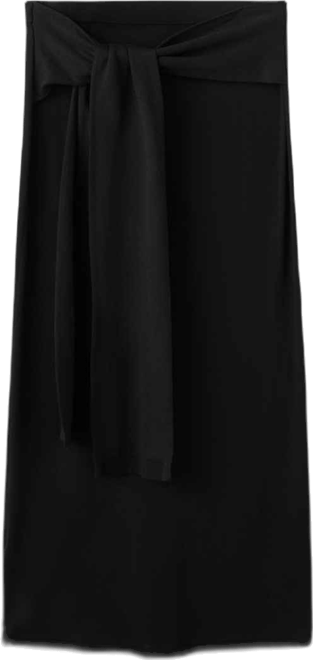 Women's Knot Detail Knitted Skirts