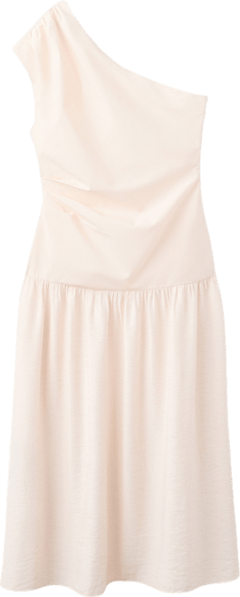 Women's Asymmetrical Pleated Dress