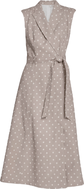 Women's Collared Neck Midi Dress