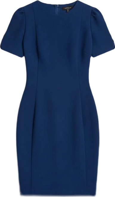 Women's Crewneck Short Sheath Dress