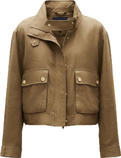 Women's Front-Zip Utility Jacket