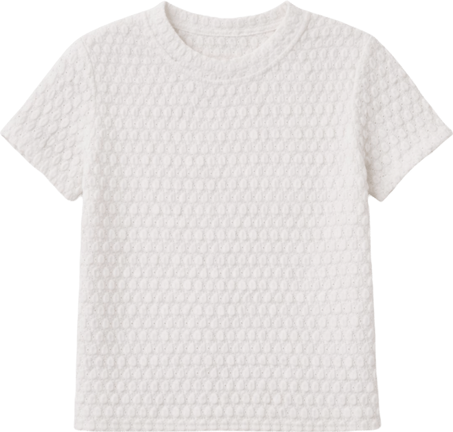 Women's Pucker-Up Textured Knit T-Shirt
