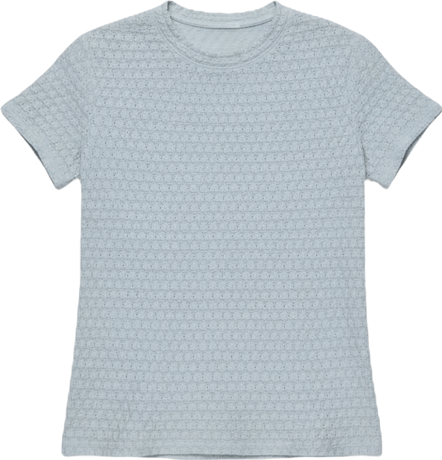 Women's Pucker-Up Textured Knit T-Shirt