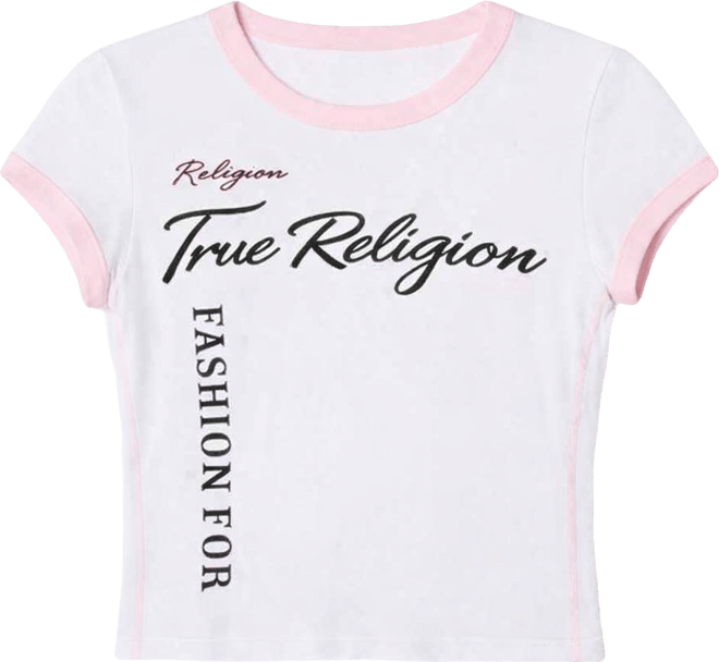 Women's Contrast Sporty Cap Sleeve T-Shirt