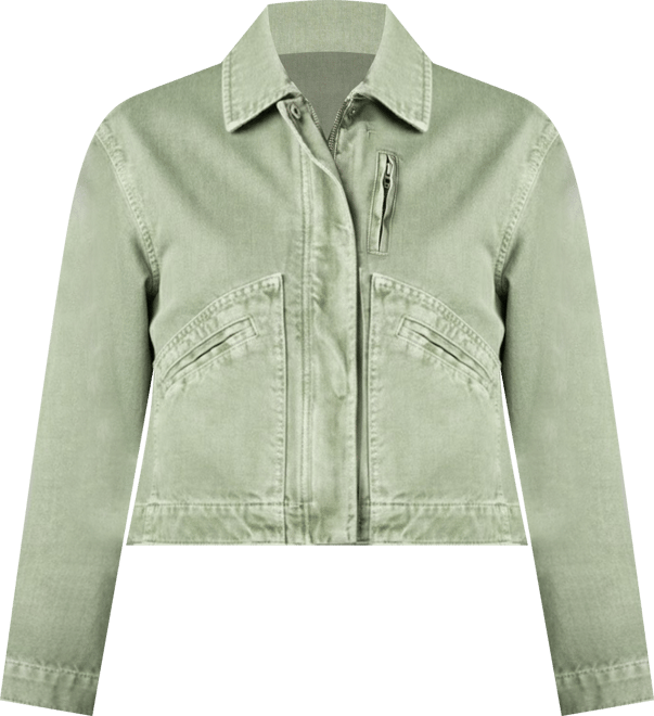 Women's Collared Twill Jacket