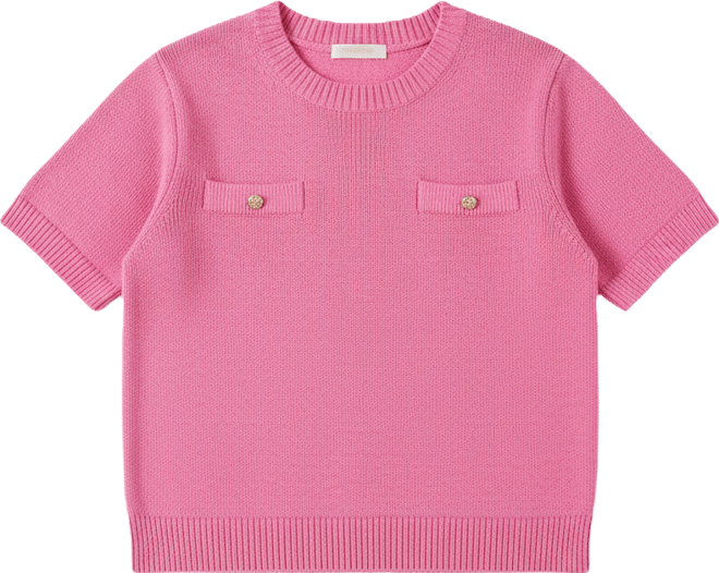 Women's Crew Neck Short-Sleeve Sweater