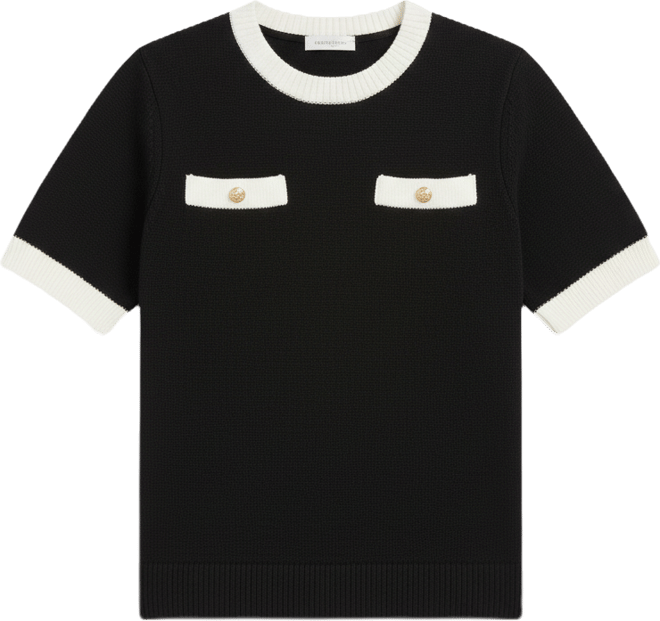 Women's Crew Neck Short-Sleeve Sweater