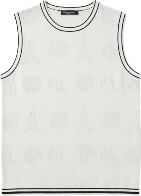 Women's Crew Neck Sleeveless Tank Sweater