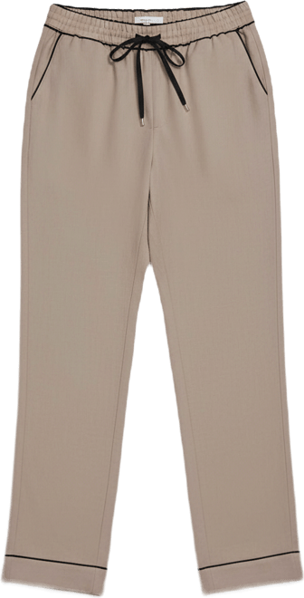 Women's Mid Rise Contrast Trim Pants