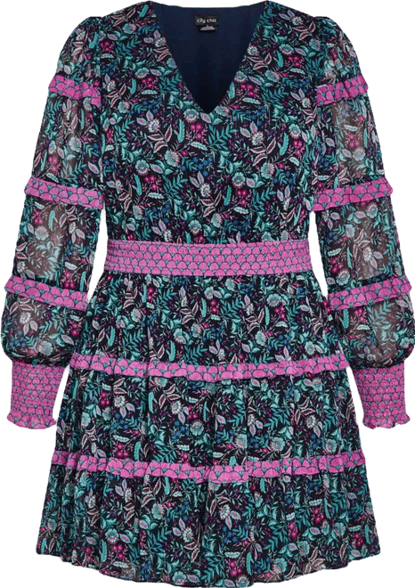 Women's Plus Size Hollie Print Dress