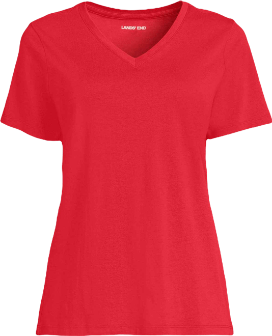 Women's Relaxed Supima Cotton V-Neck T-Shirt