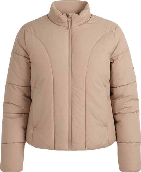 Women's down jacket with synthetic filling