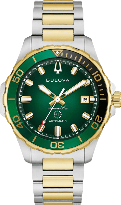 Men's Marine Star Series B Automatic Two-Tone Stainless Steel Bracelet Watch 45mm