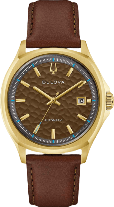 Men's Tony Bennett Nyc Brown Leather Strap Watch 32mm