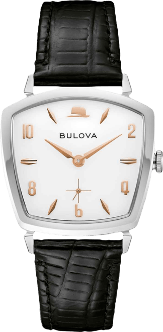 Men's Frank Sinatra I've Got You Under My Skin Black Leather Strap Watch 40mm