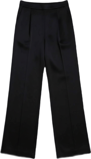 Women's Satin Wide Leg Pants