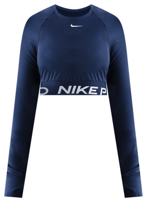 Nike Pro Women's Dri-FIT Cropped Long-Sleeve Top