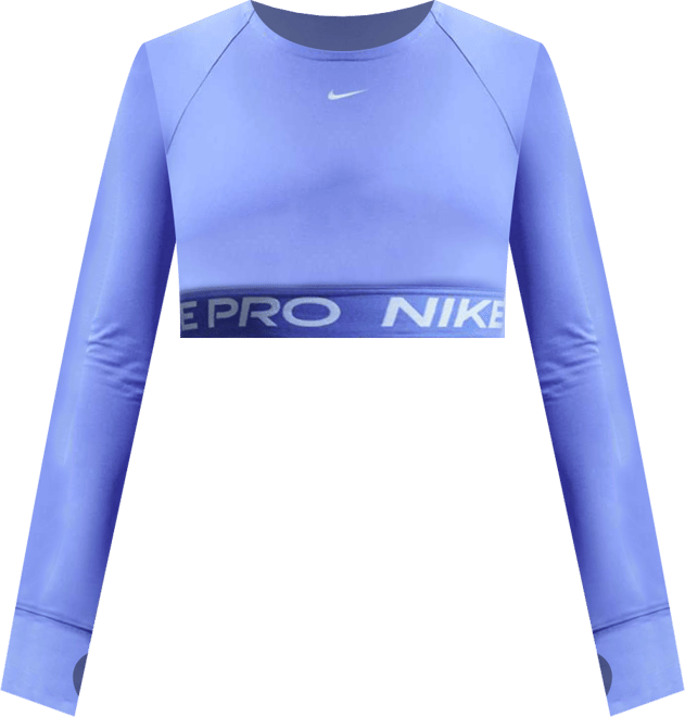 Nike Pro Women's Dri-FIT Cropped Long-Sleeve Top