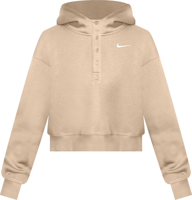 Nike Sportswear Phoenix Fleece Women's Oversized Cropped Henley Hoodie
