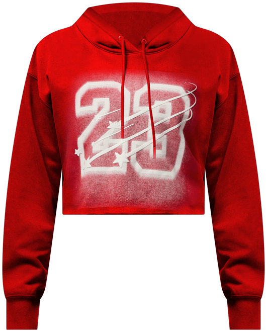 Jordan Flight Fleece Sweat à capuche court doublé en satin pour femme