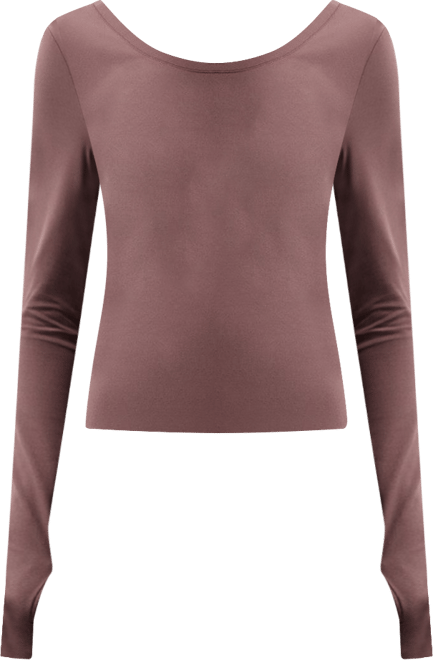 Nike Zenvy Haut à manches longues Dri-FIT pour femme